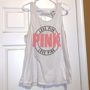 Victoria’s Secret Pink Open Back Tank Large